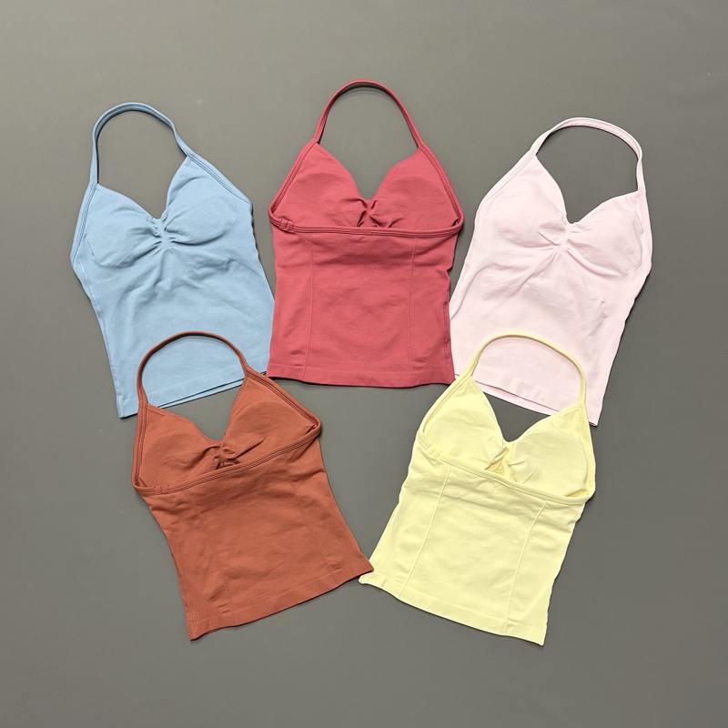 Sports Bra Racerback - Женская спортивная майка для спортзала, бесшовная,