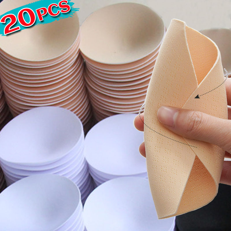 Push Up Bra Silicone - 2/20 шт. съемные губчатые подушечки для