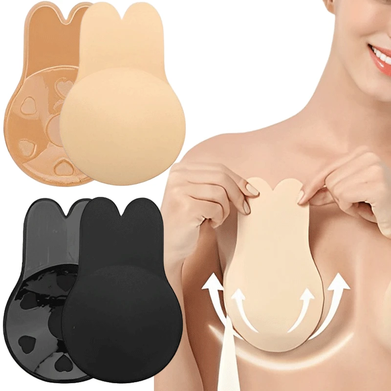 Push Up Bra Silicone - Женские бюстгальтеры пуш-ап, самоклеящиеся силиконовые невидимые