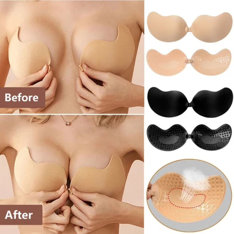 Backless Bra Sticky - 1/2 шт. невидимый бюстгальтер пуш-ап с