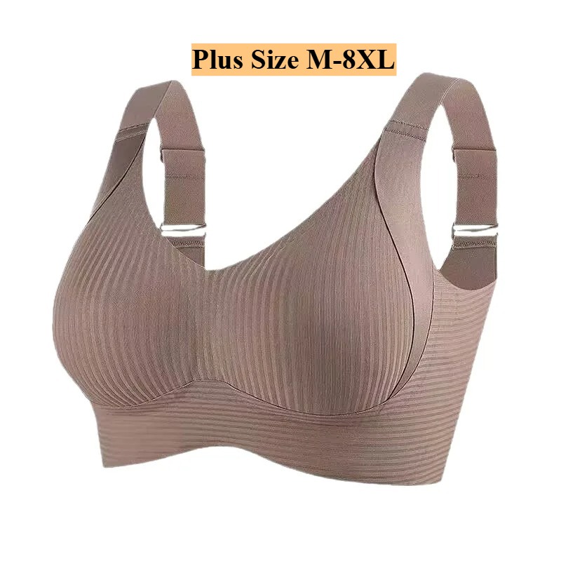 Full Coverage Bra - Бюстгальтер M-8XL Plus Size для женщин: