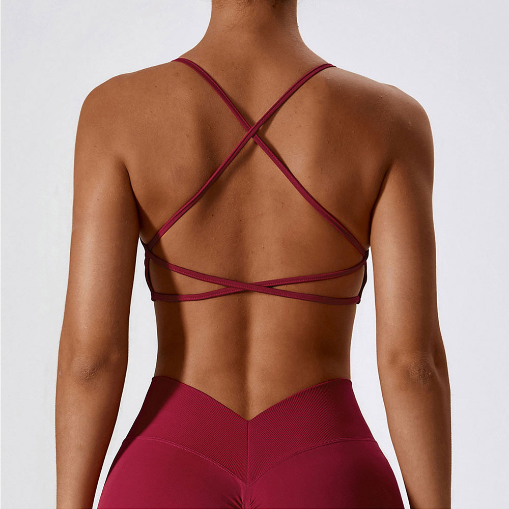Sports Bra Racerback - Женский спортивный бюстгальтер с перекрестными лямками,