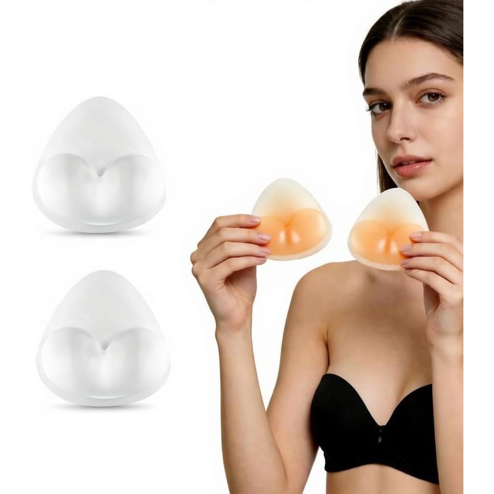 Push Up Bra Silicone - Силиконовые вкладыши для бюстгальтера, треугольные накладки