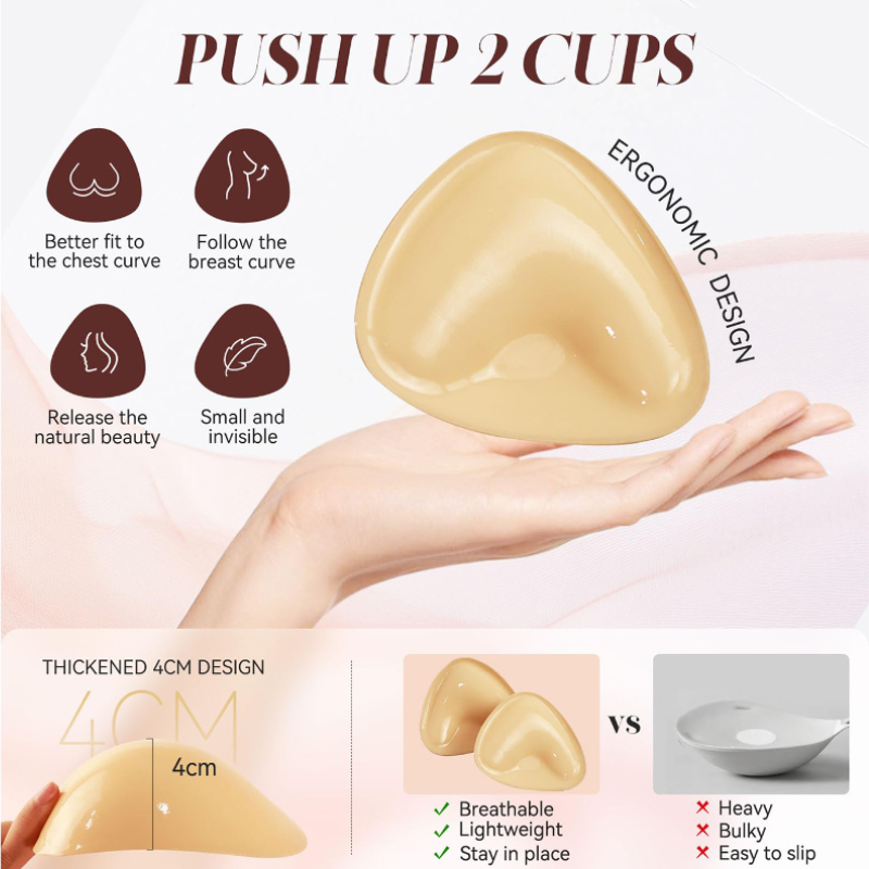 Kave 1/2 пары двустороннего ли – обзор и цена Push Up Bra Silicone