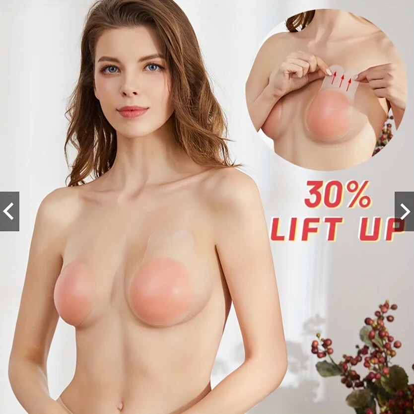 1 пара, силиконовые накладки н – обзор и цена Push Up Bra Silicone