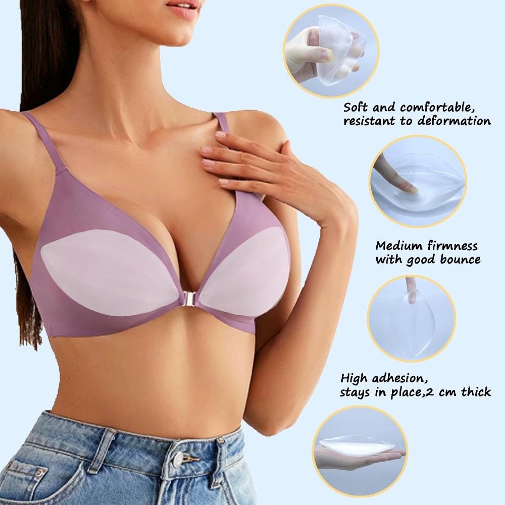 Силиконовые накладки для бюстг – обзор и цена Push Up Bra Silicone