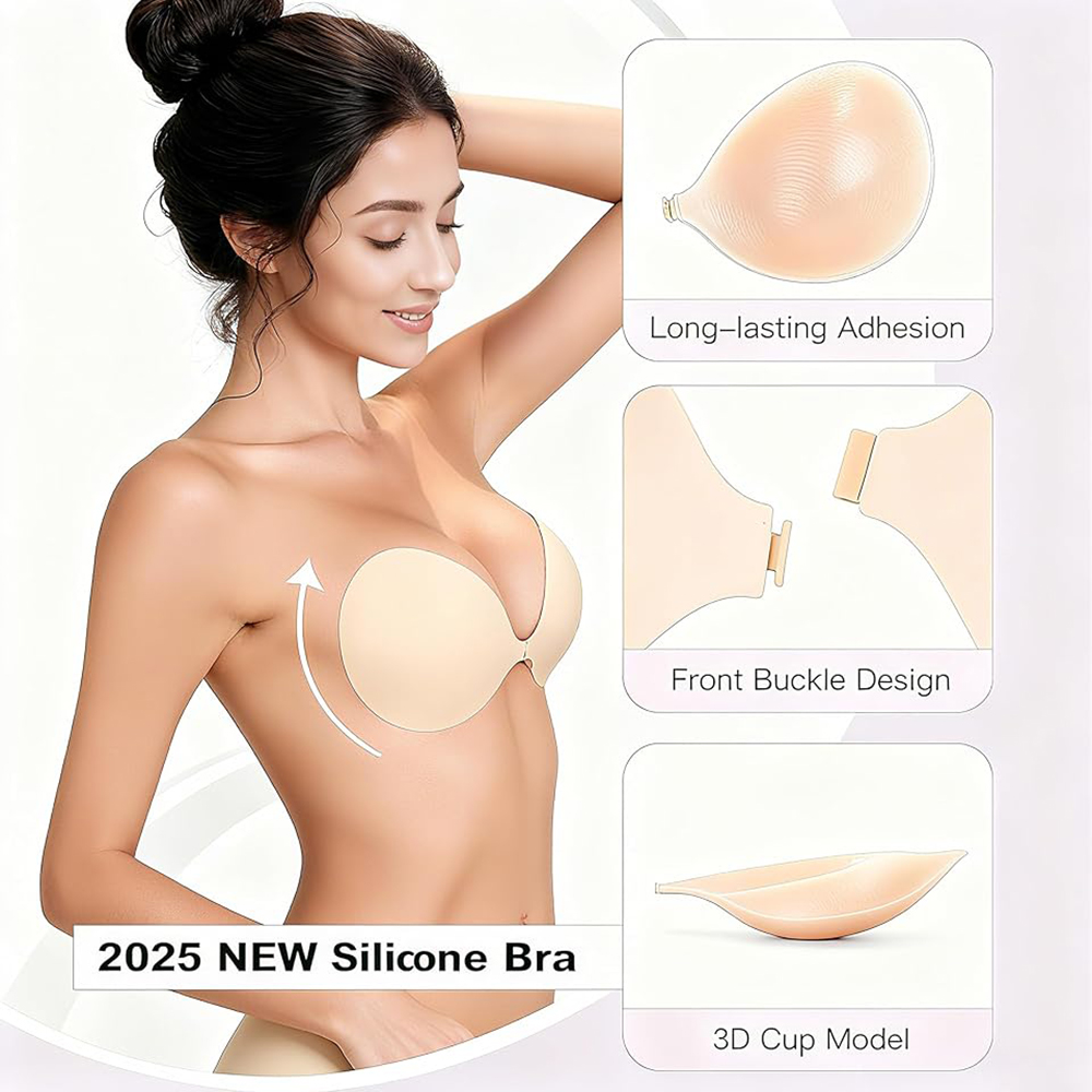 Силиконовые самоклеящиеся накл – обзор и цена Backless Bra Sticky